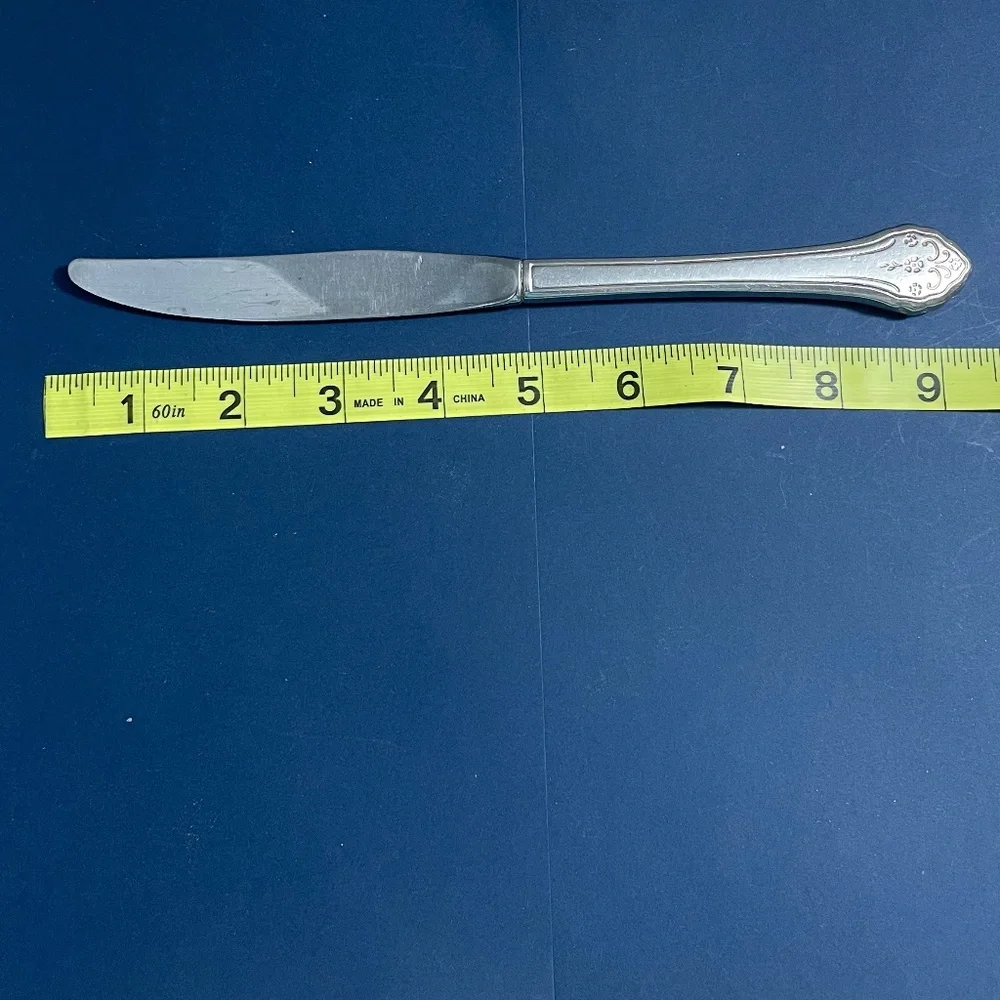 Vintage Oneida Profile Flatware Lakewood Pattern 5 Dinner Knives Stainless